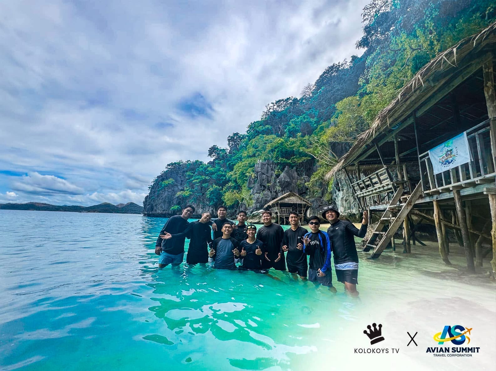 Malupiton and Kolokoys TV exploring Coron, Palawan with Avian