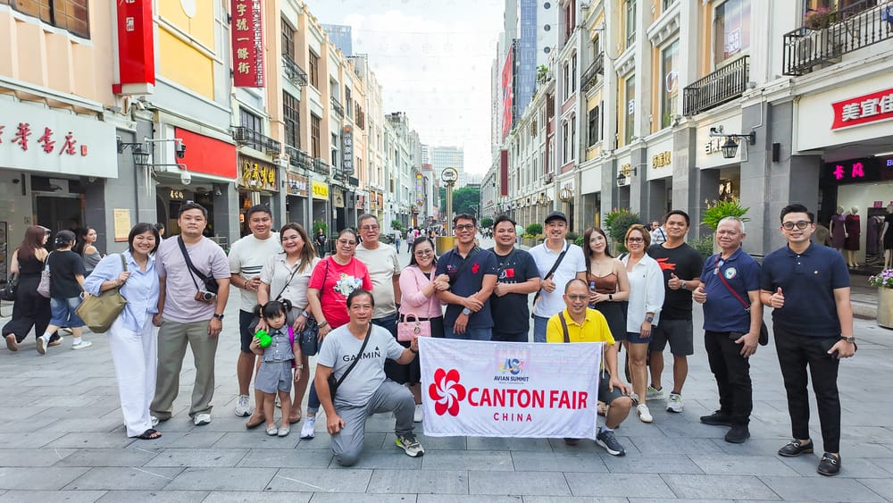 An Avian Canton Fair delegation in Guangzhou